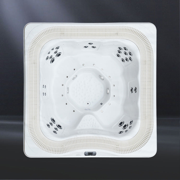 Top view of the commercial hot tub