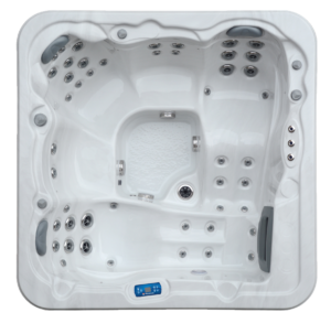 heritage esteem hot tub overhead