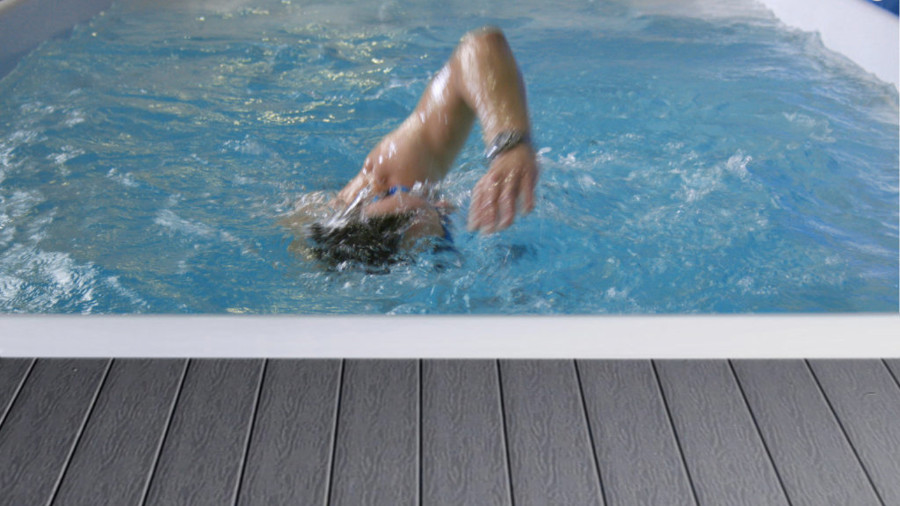 exercise pool swimmer